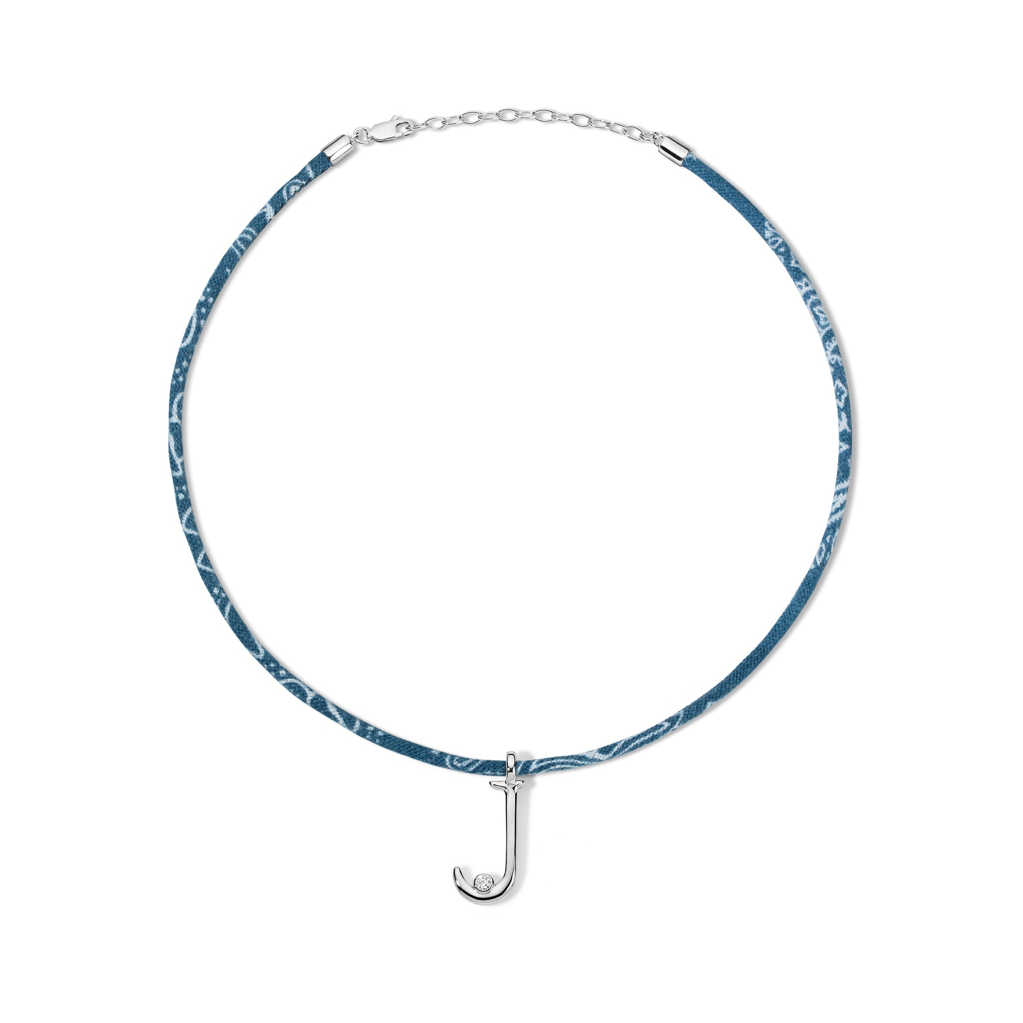 Edge Letter on Bandana Cord