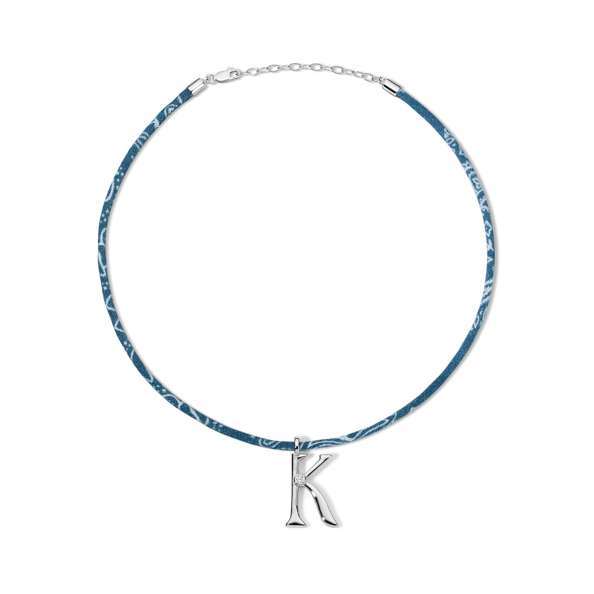 Edge Letter on Bandana Cord