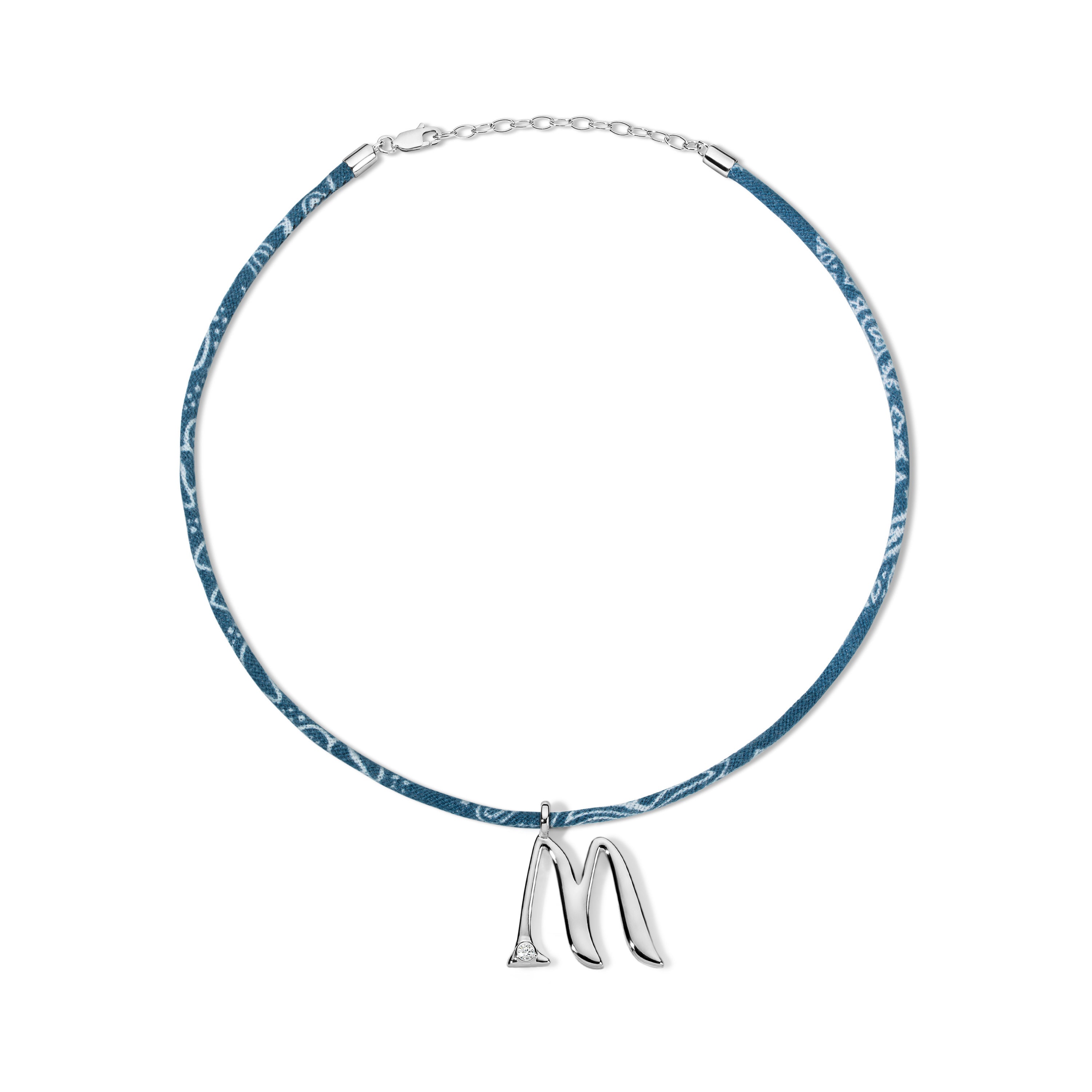 Edge Letter on Bandana Cord