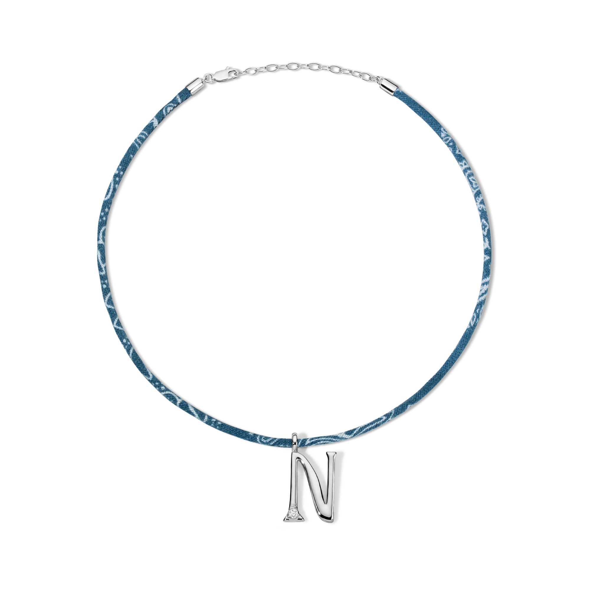 Edge Letter on Bandana Cord
