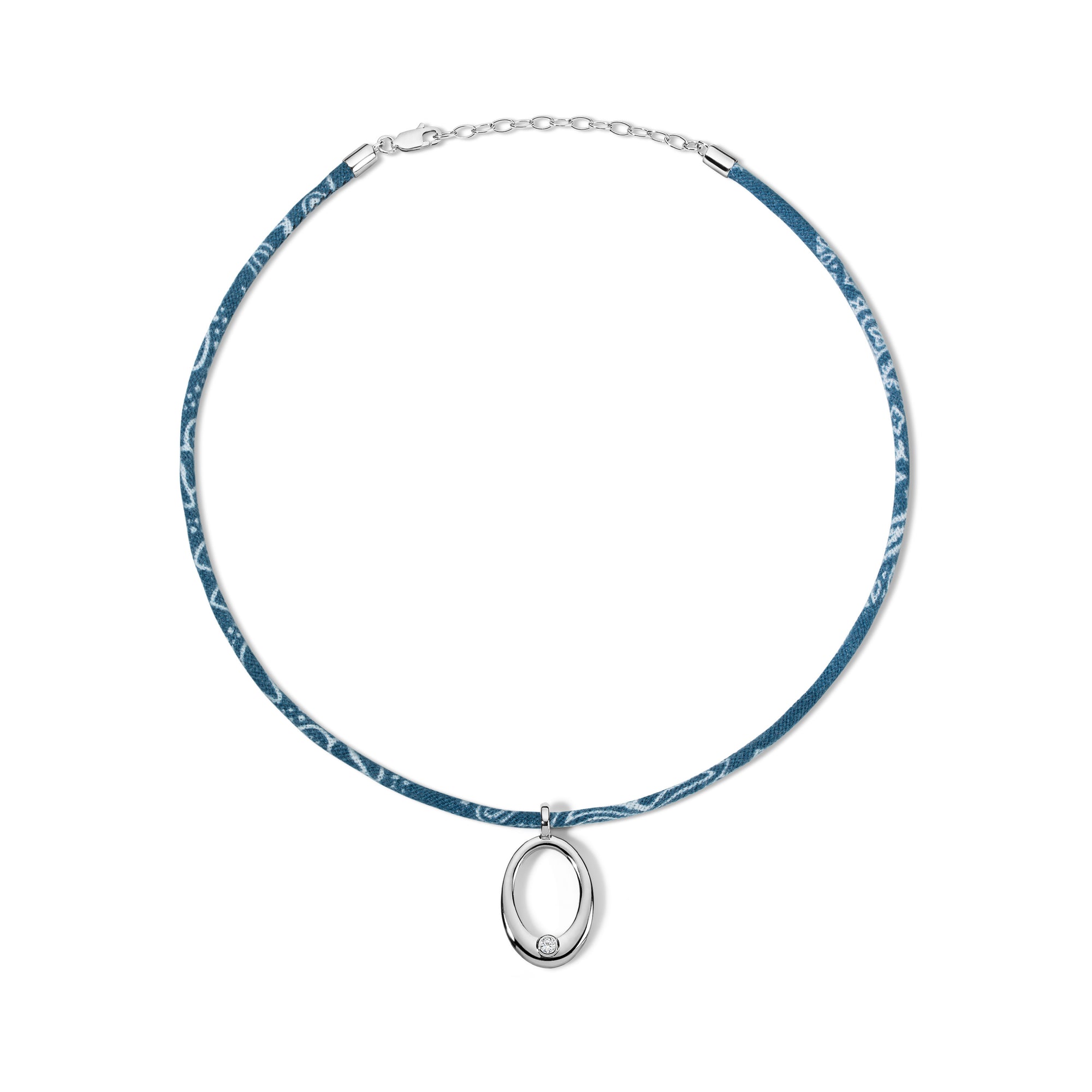Edge Letter on Bandana Cord
