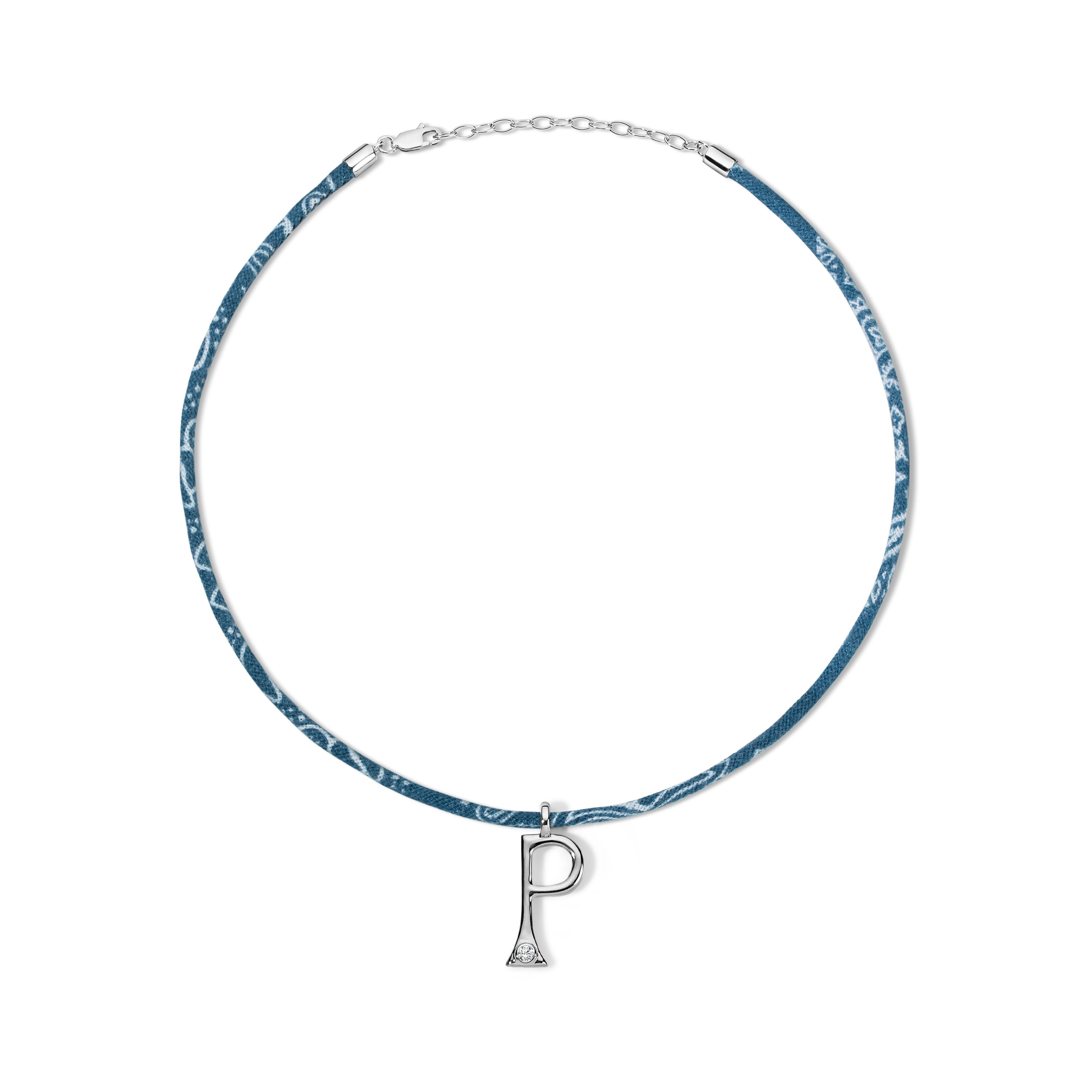 Edge Letter on Bandana Cord