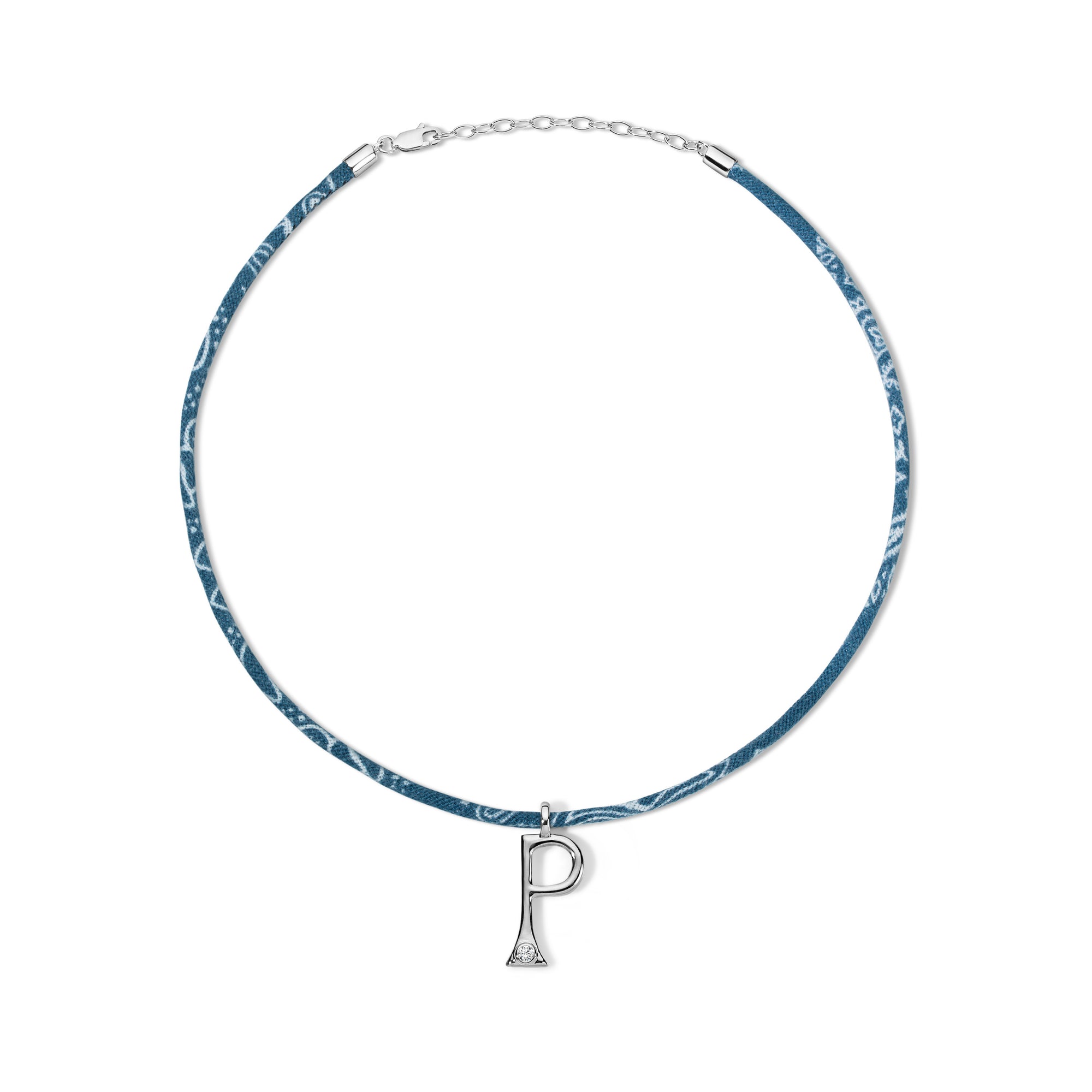 Edge Letter on Bandana Cord