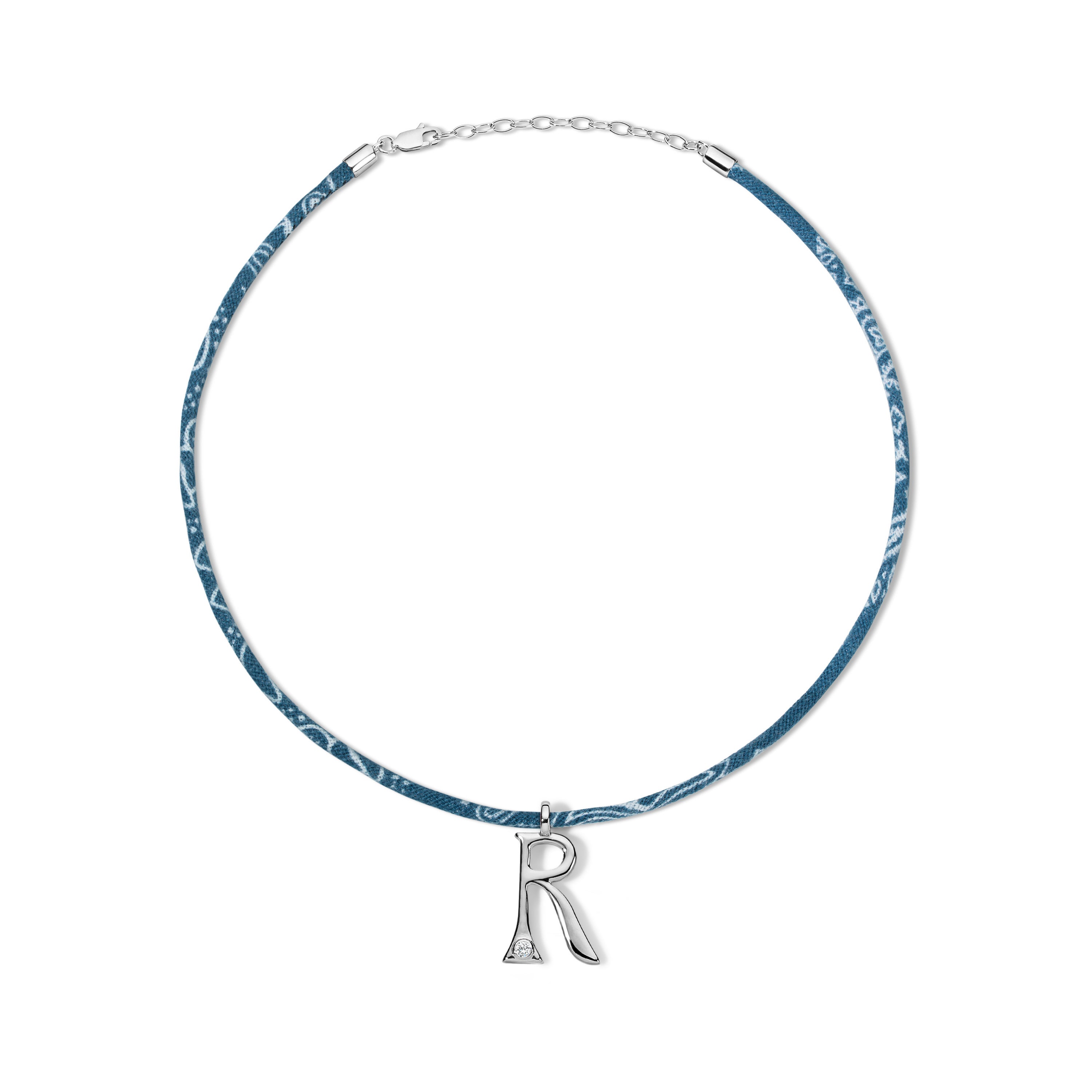 Edge Letter on Bandana Cord