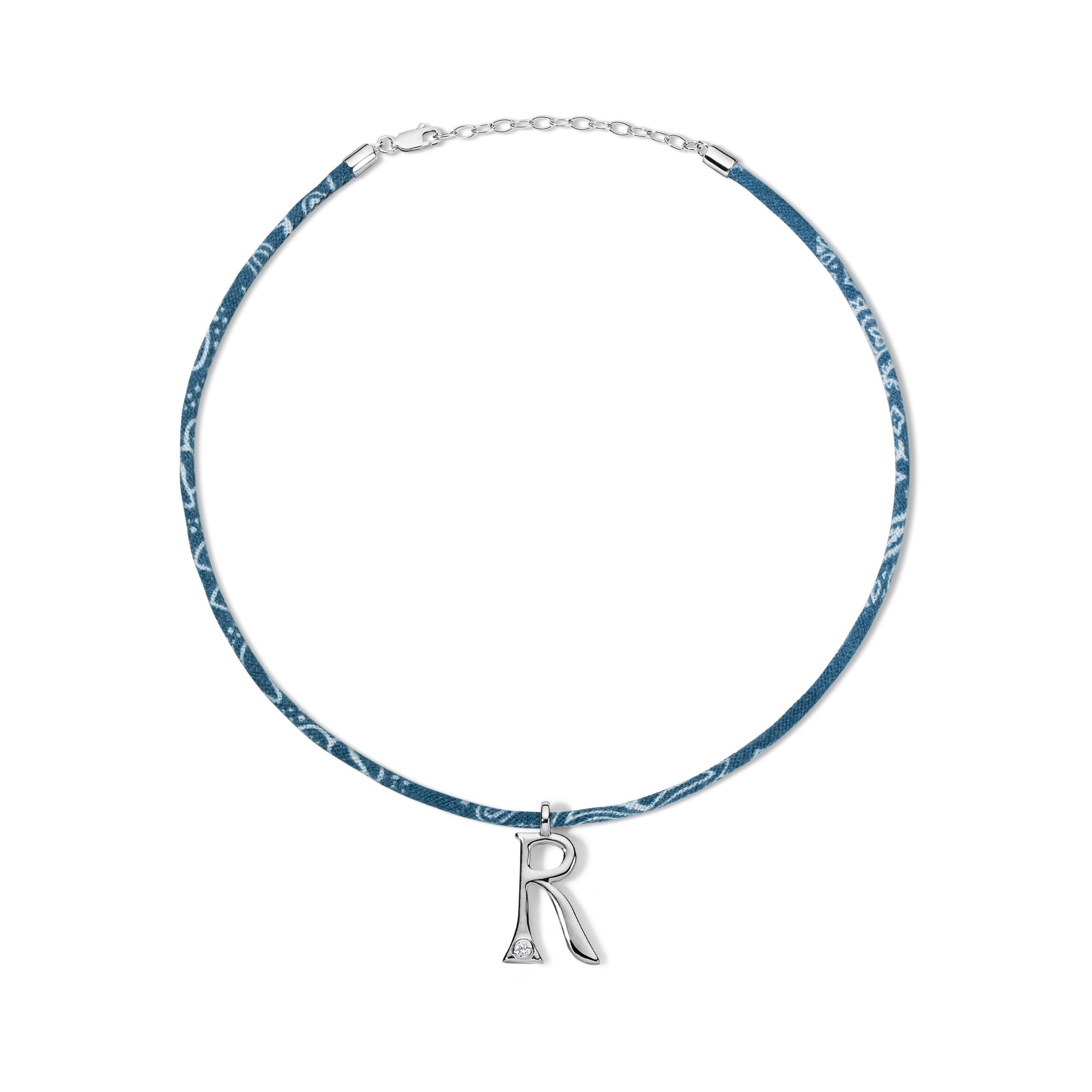 Edge Letter on Bandana Cord