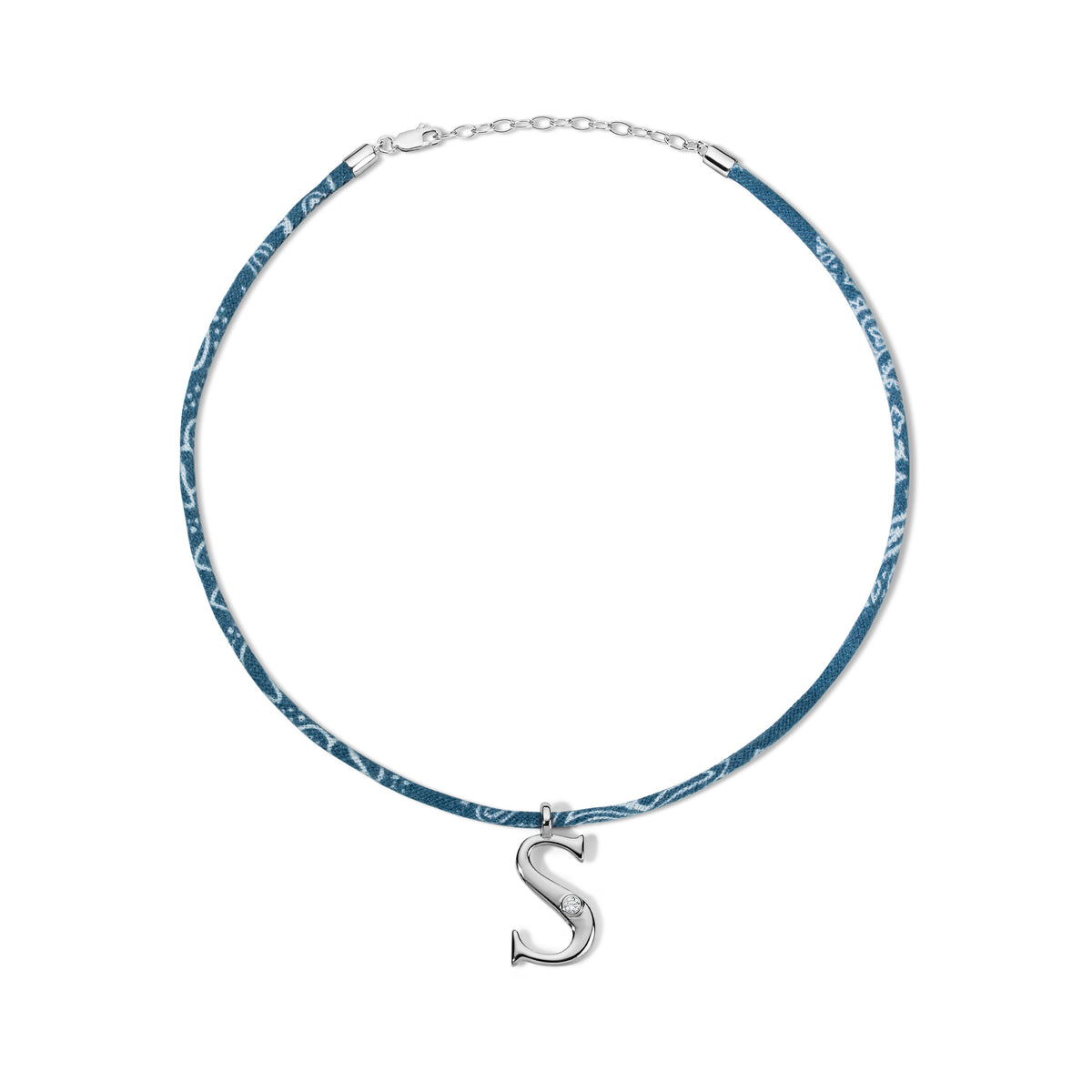 Edge Letter on Bandana Cord