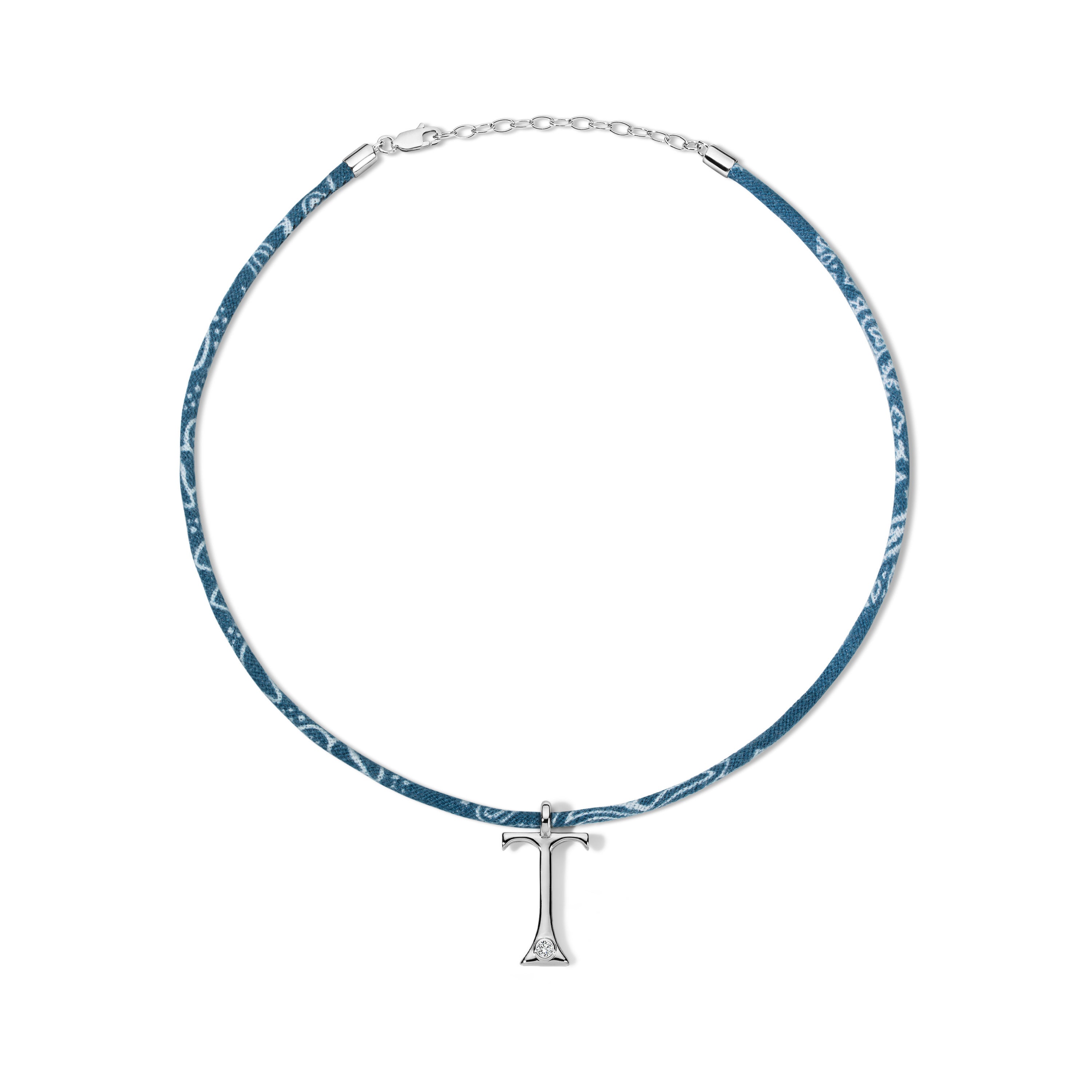 Edge Letter on Bandana Cord