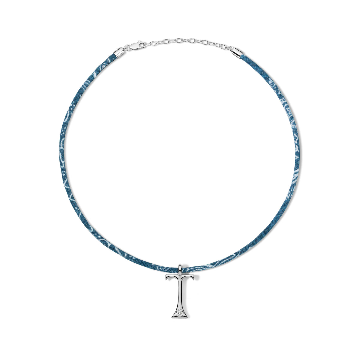 Edge Letter on Bandana Cord