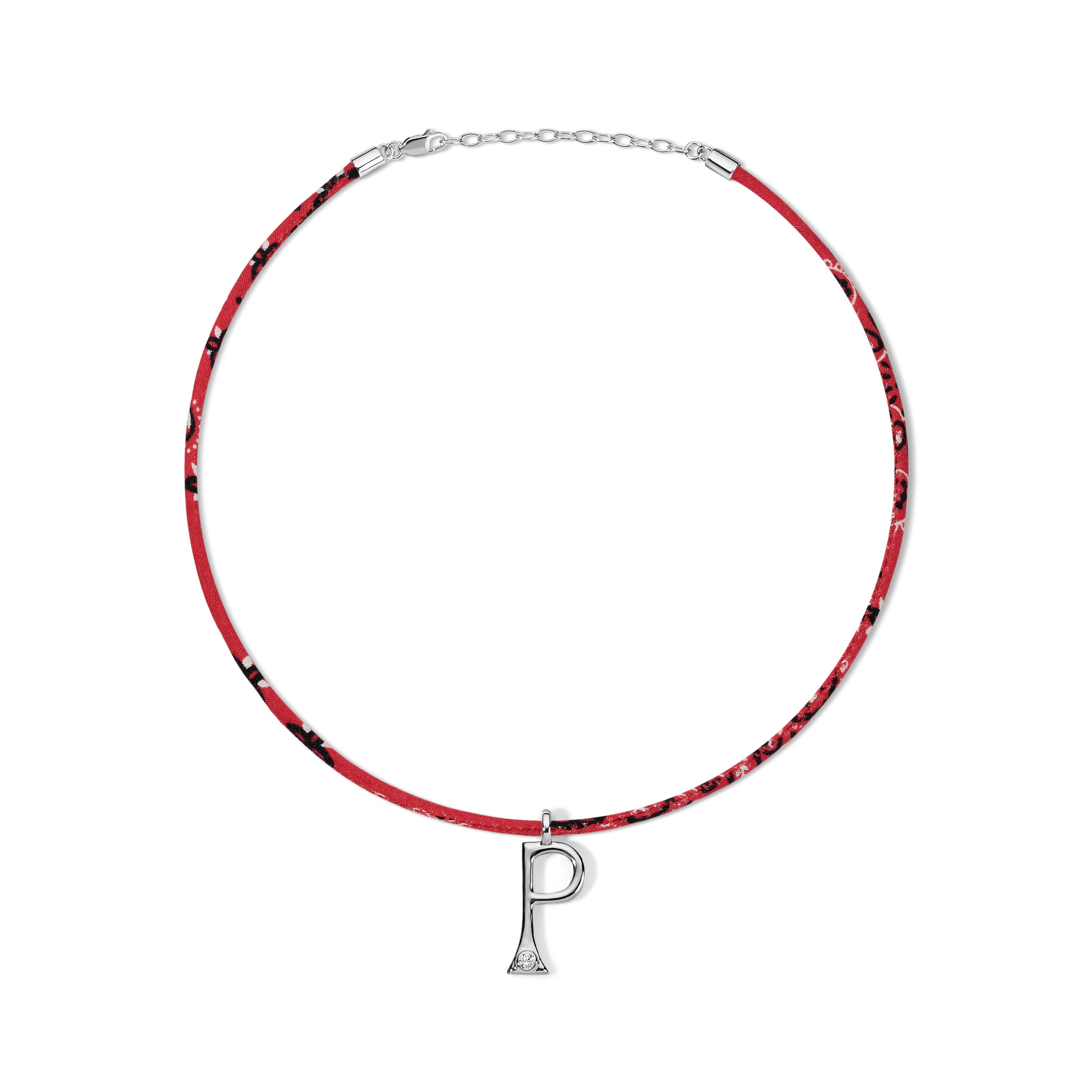 Edge Letter on Bandana Cord