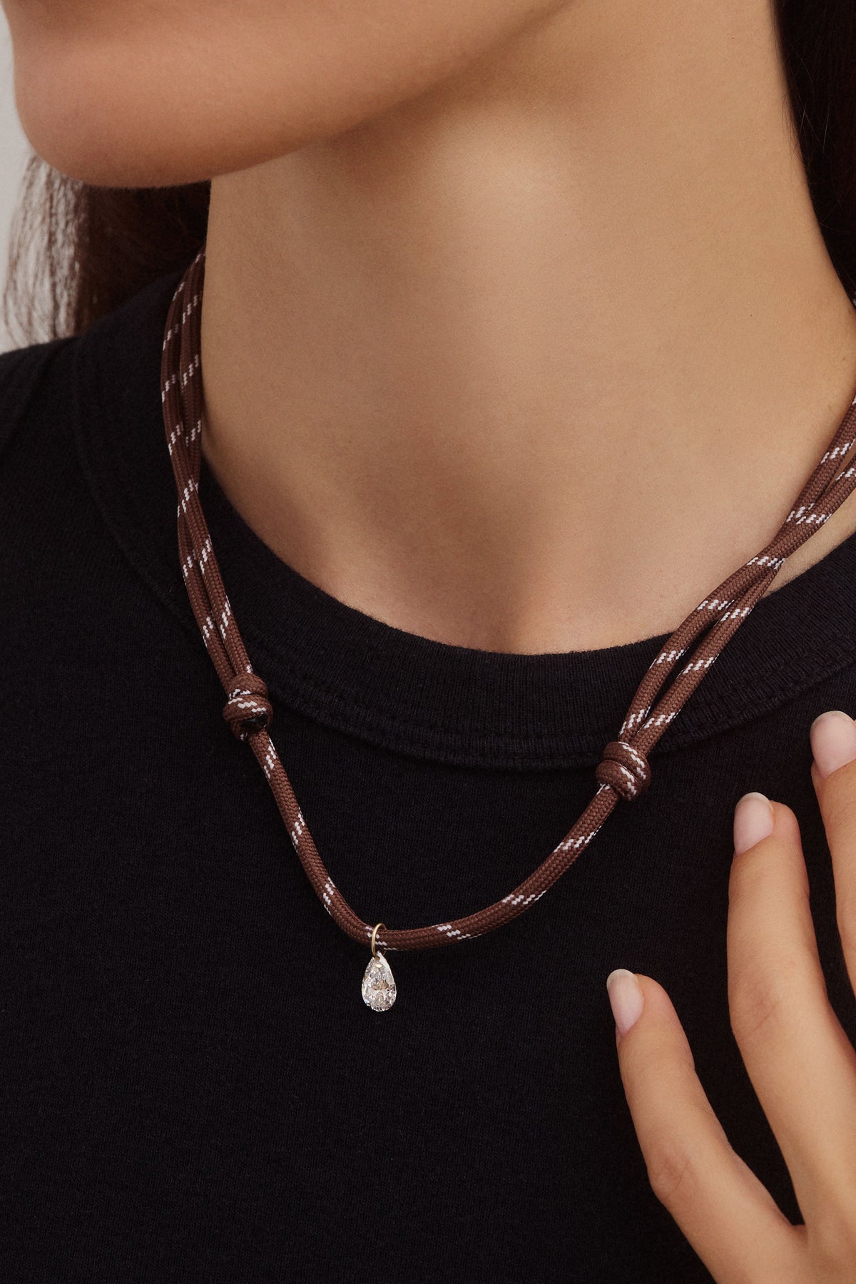 Diamond Paracord Necklace