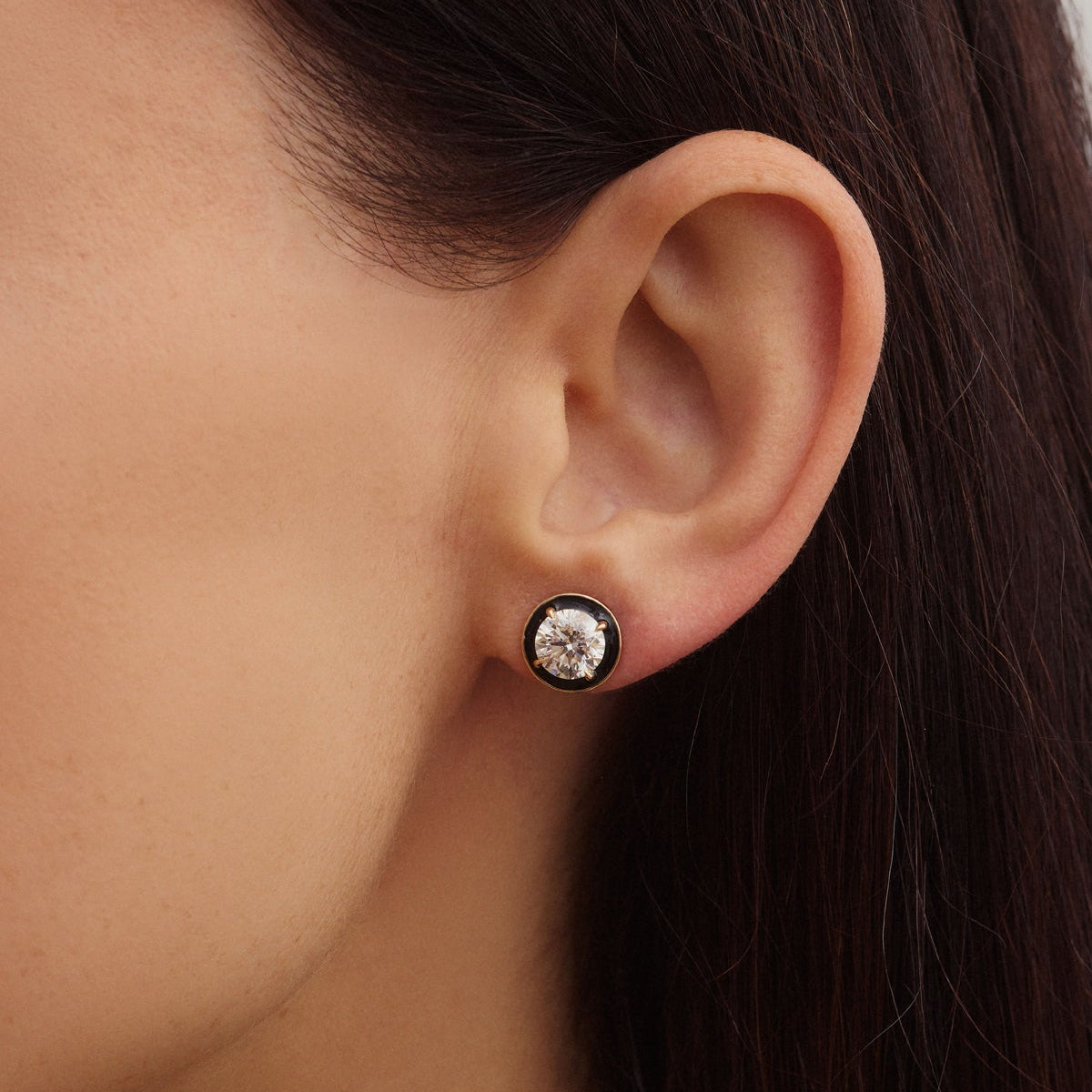 Diamond Eclipse Studs