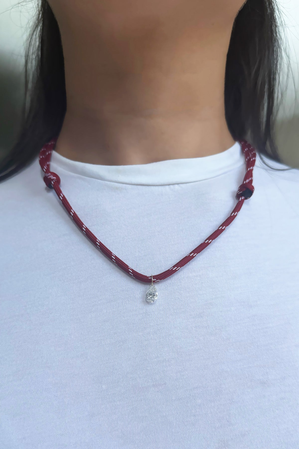 Diamond Paracord Necklace