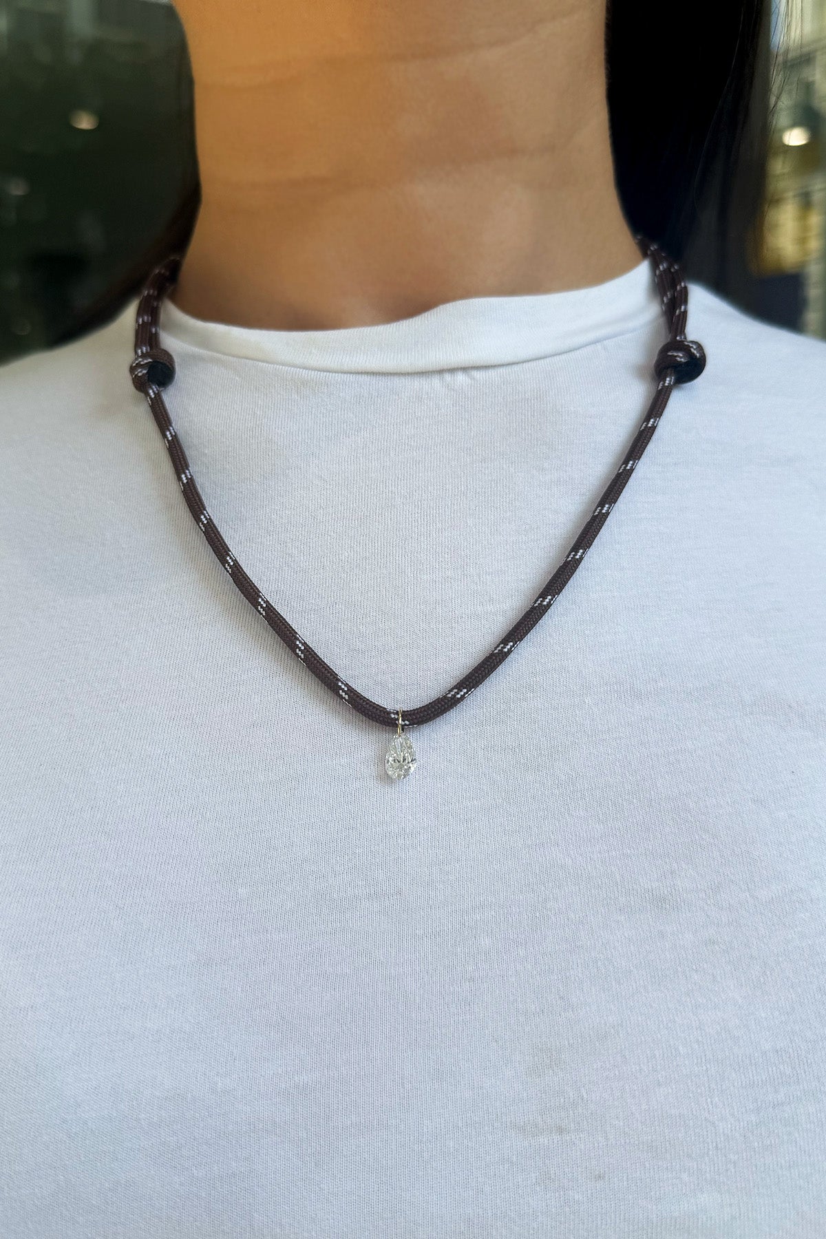 Diamond Paracord Necklace