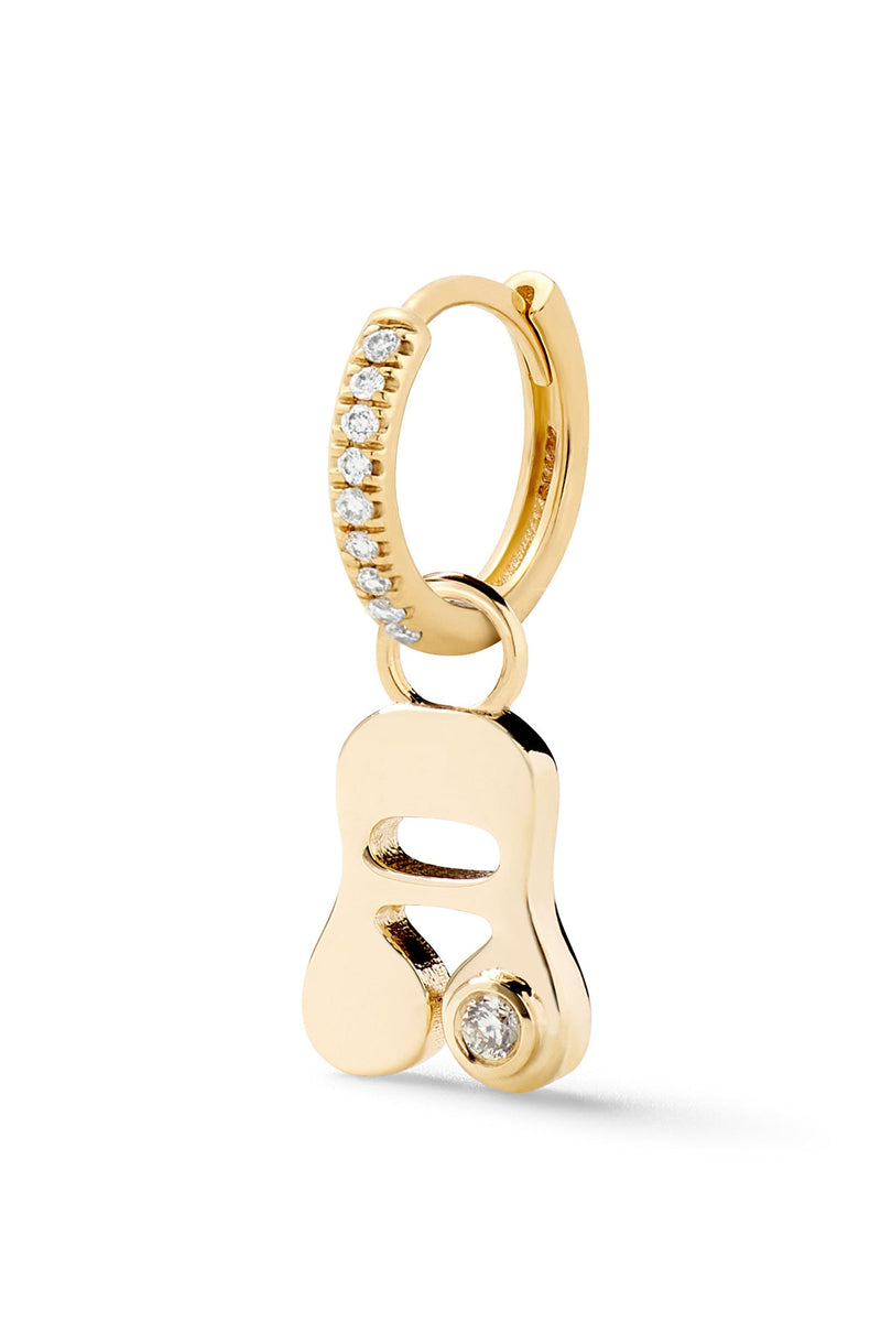 Stellar Letter Huggie - In Stock