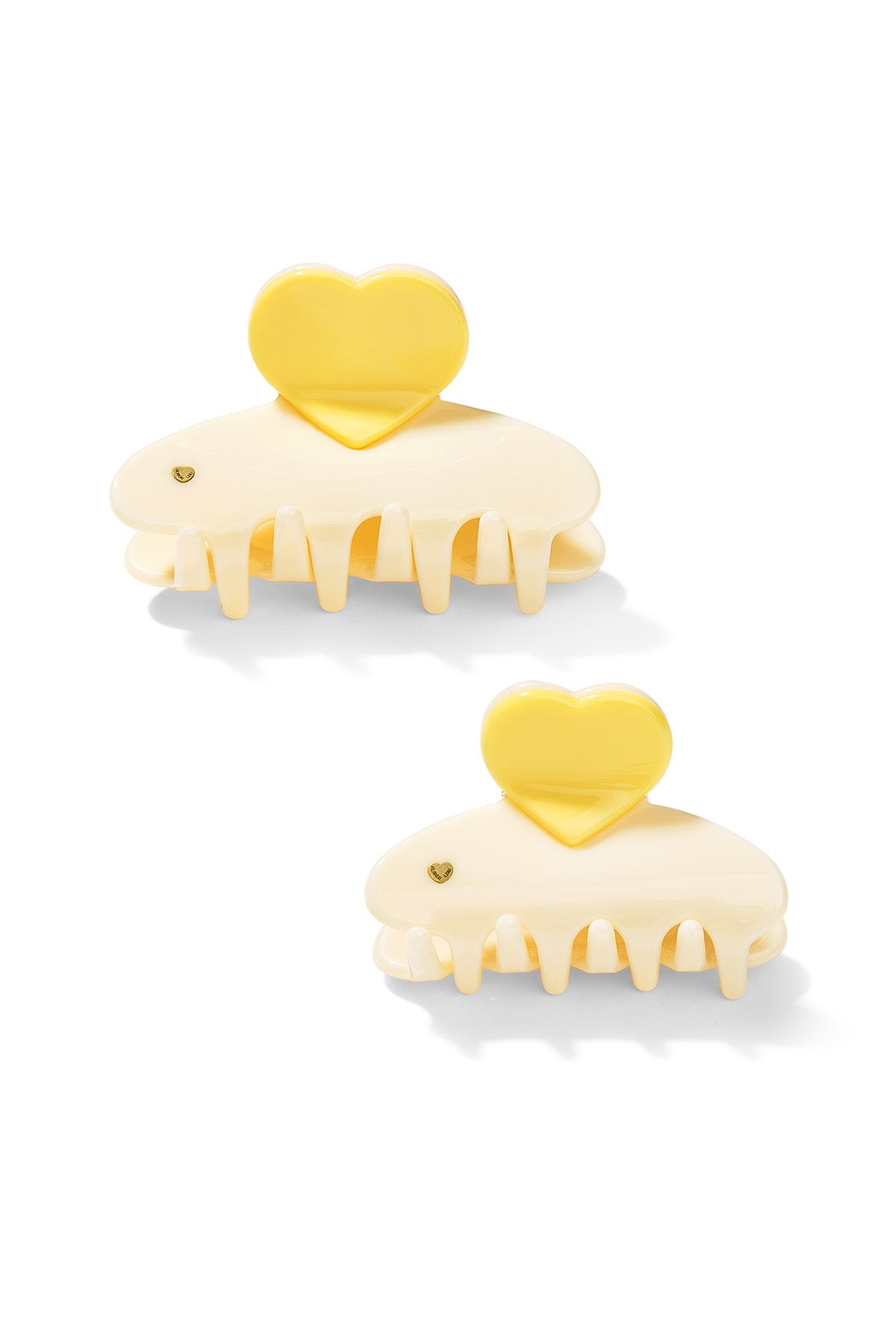 Heart Jelly Hair Clip Set