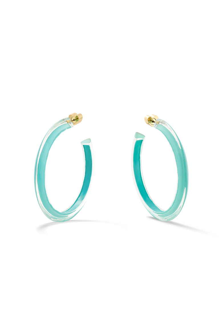 Medium Lucite Jelly Hoop™ Earrings Medium Lucite Jelly Hoop™ Earrings – Alison Lou