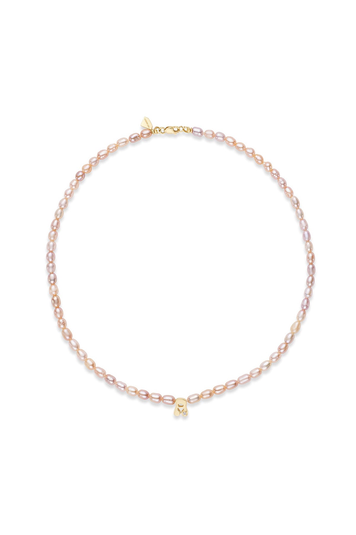 Mini Stellar Letter Pearl Necklace