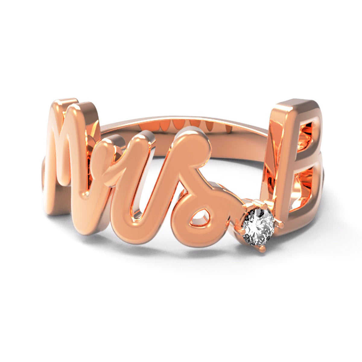 B / Rose Gold