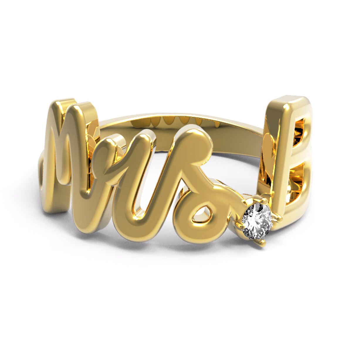 B / Yellow Gold