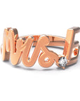 E / Rose Gold