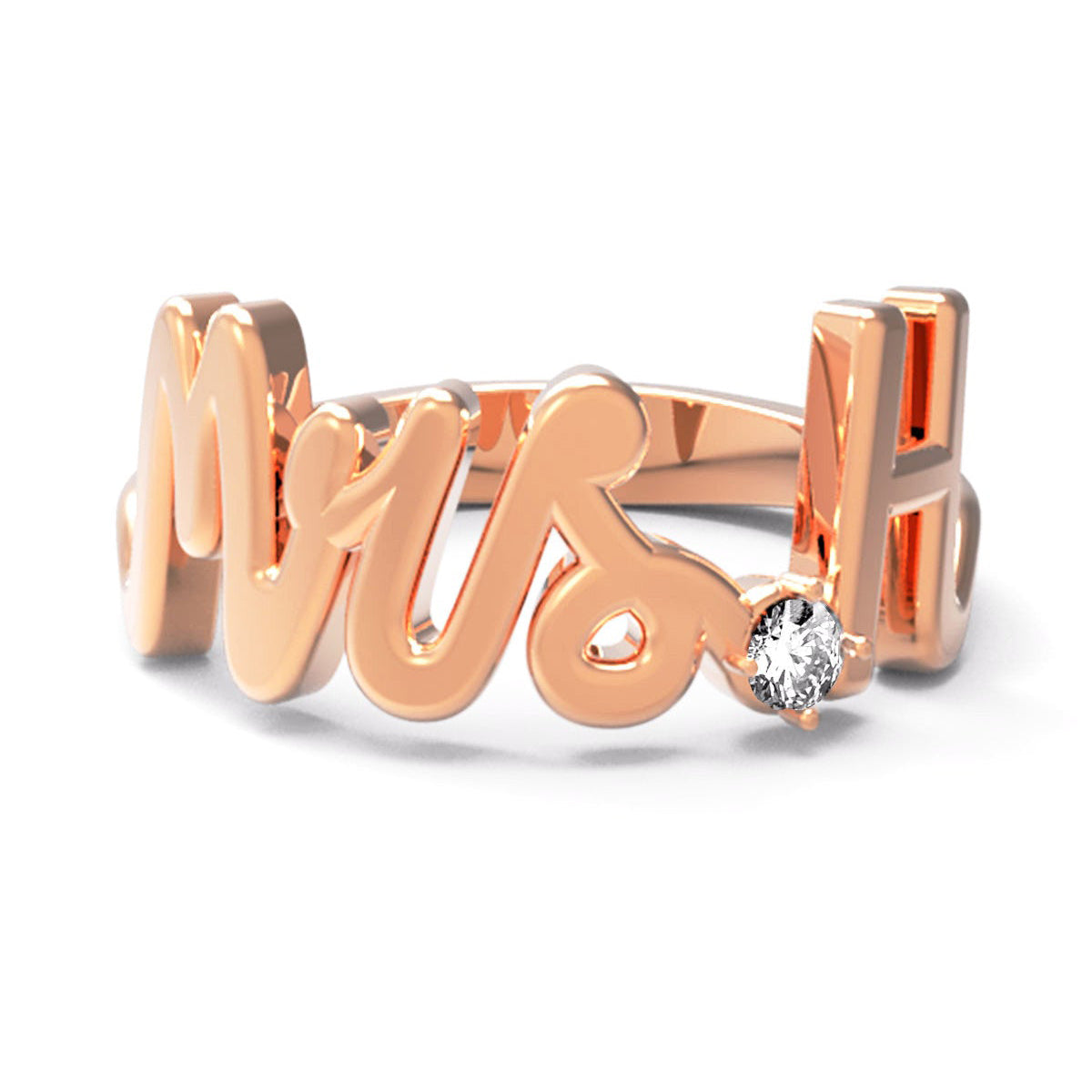 H / Rose Gold