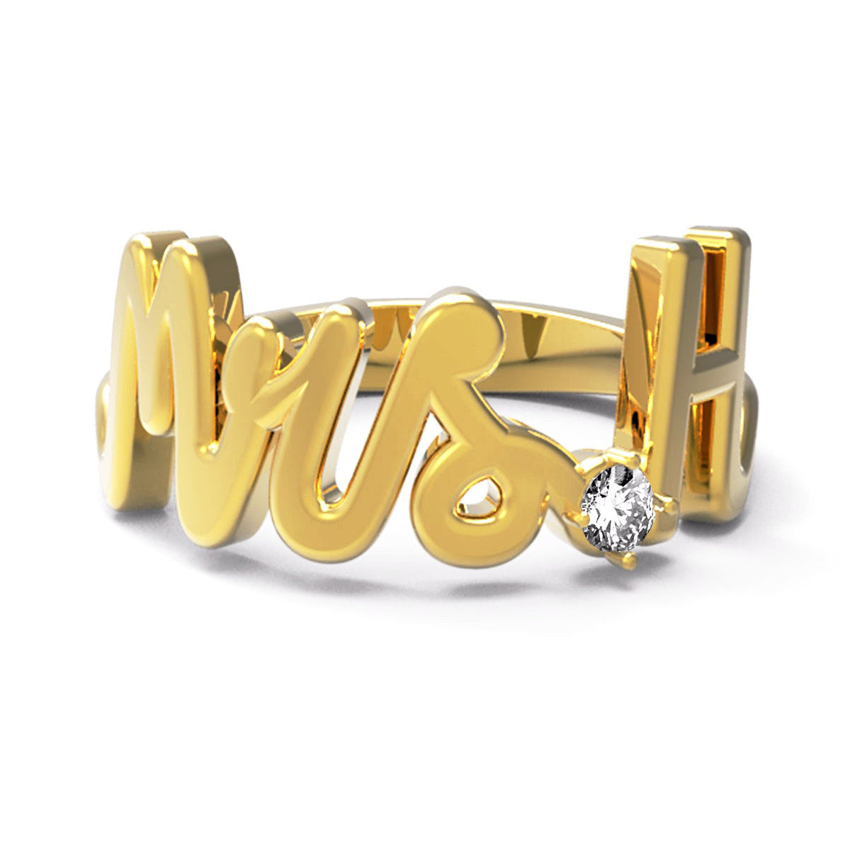 H / Yellow Gold