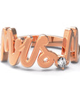 M / Rose Gold