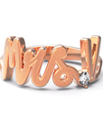 V / Rose Gold