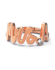 A / Rose Gold / White Diamond
