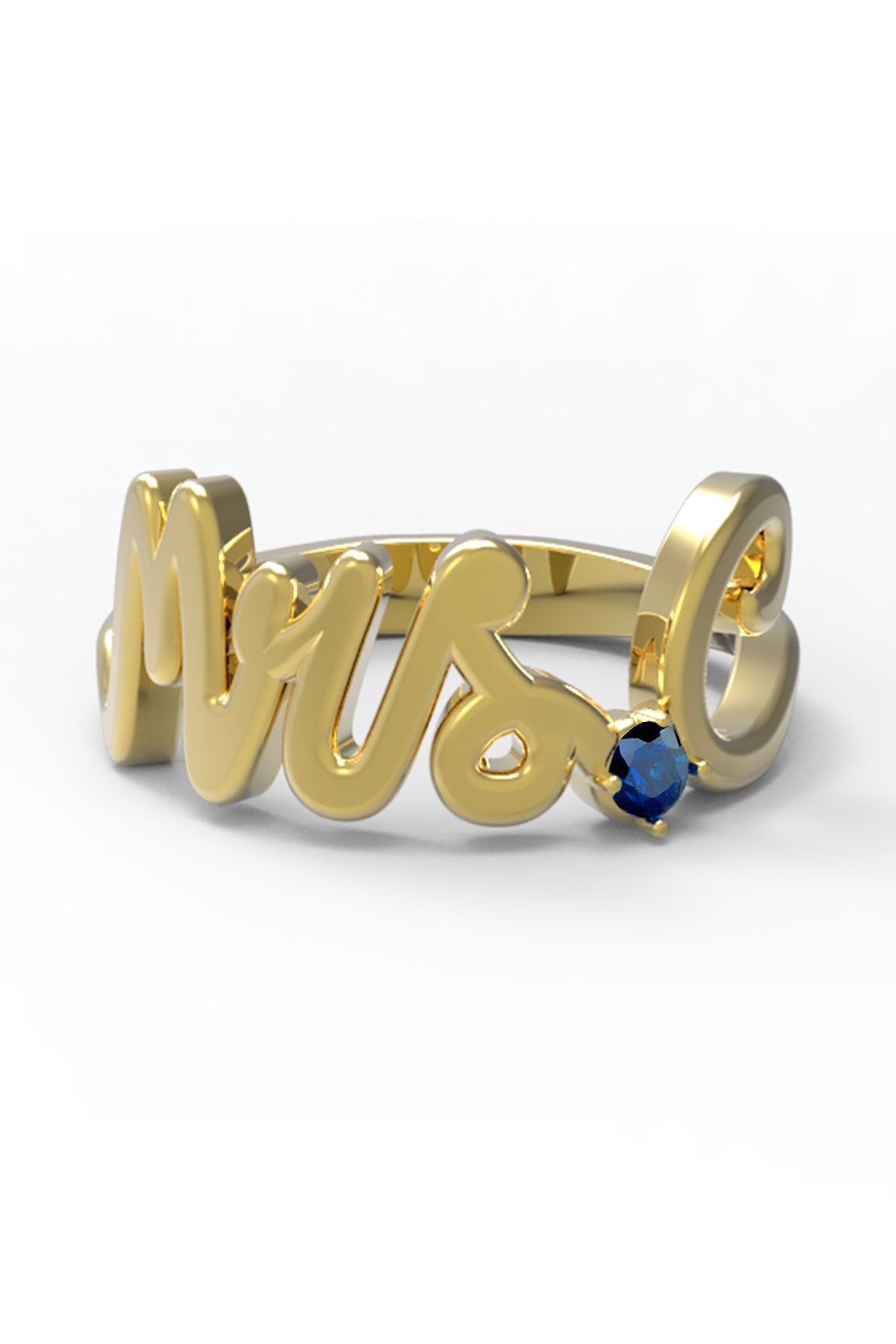 C / Yellow Gold / Sapphire