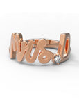 D / Rose Gold  / White Diamond