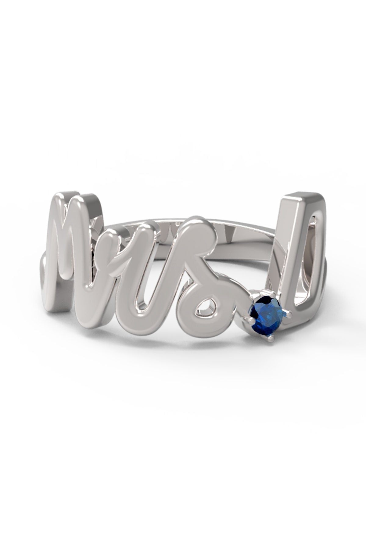 D / White Gold / Sapphire