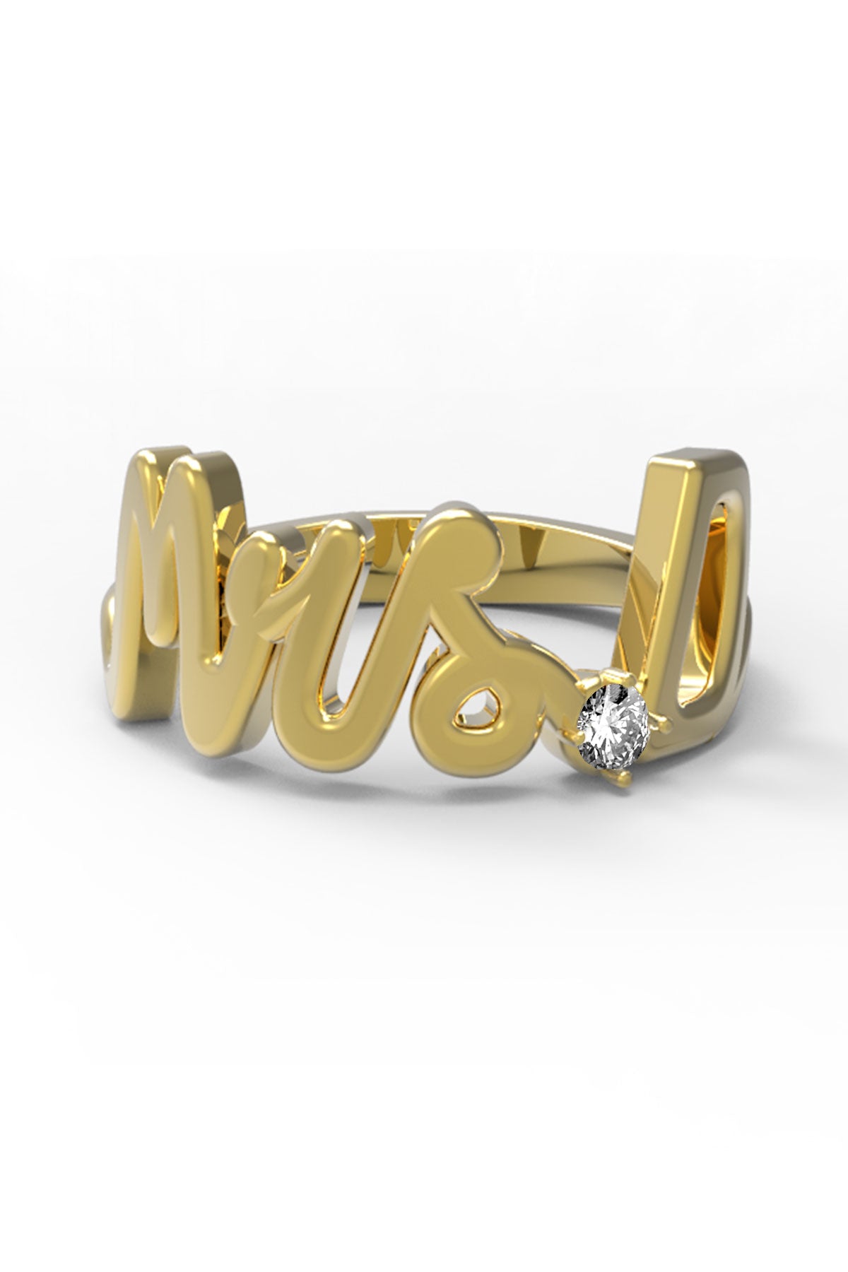 D / Yellow Gold  / White Diamond