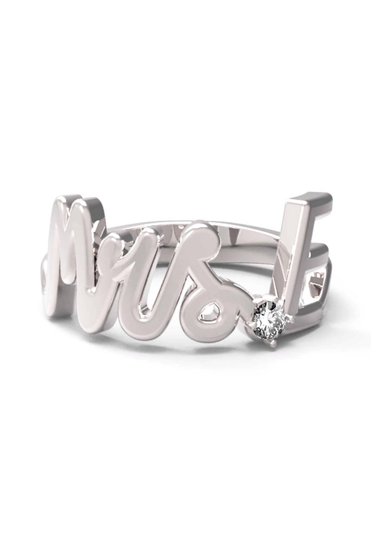 E / White Gold / White Diamond