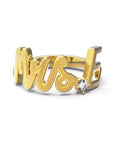 E / Yellow Gold / White Diamond