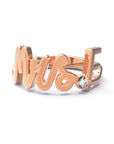 F / Rose Gold / White Diamond