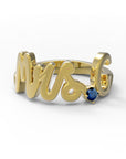 G / Yellow Gold / Sapphire