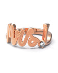 I / Rose Gold / White Diamond