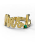 I / Yellow Gold / Emerald