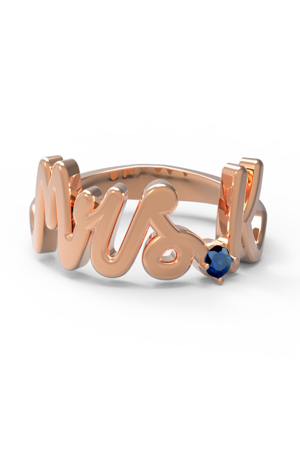 K / Rose Gold / Sapphire