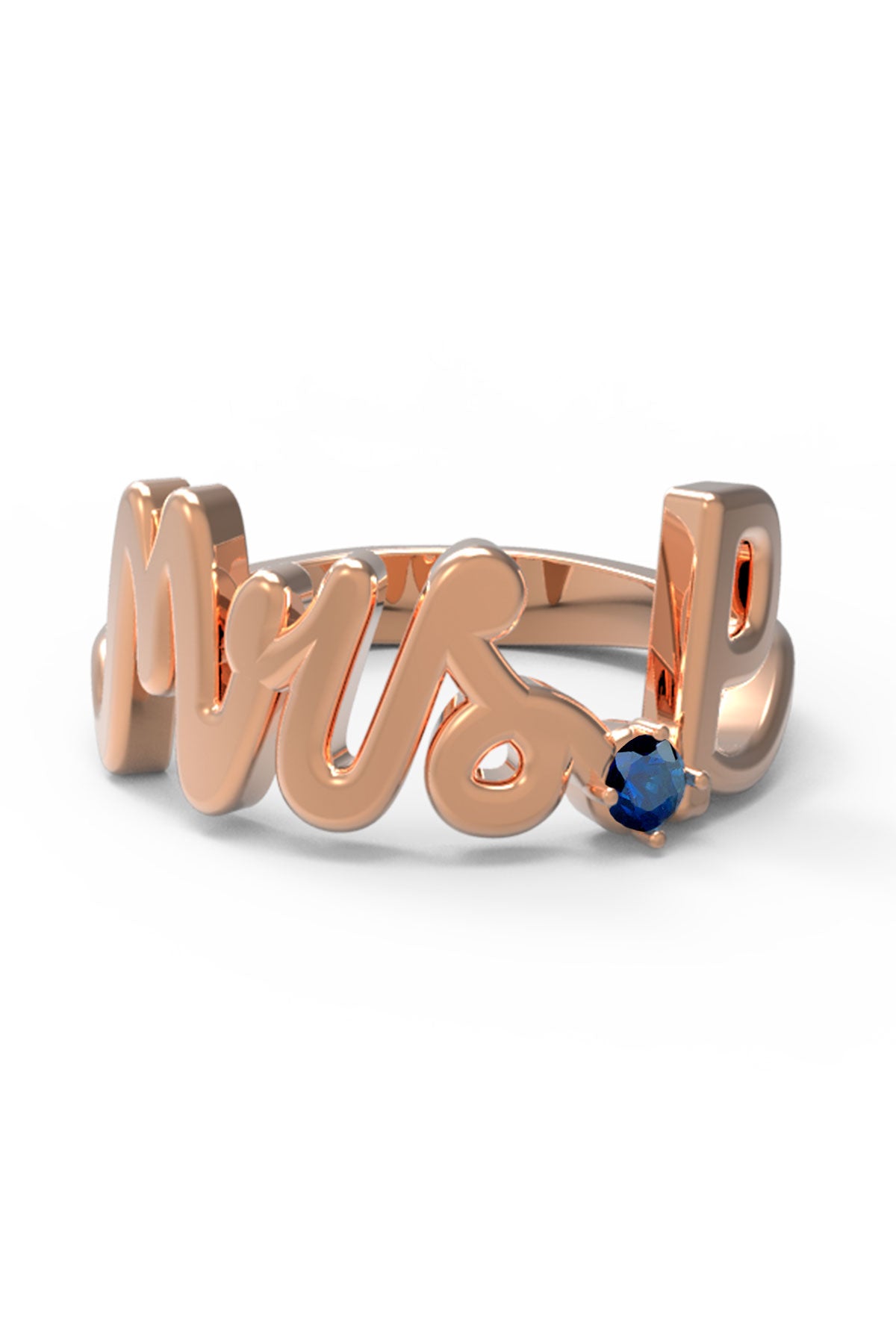 P / Rose Gold / Sapphire