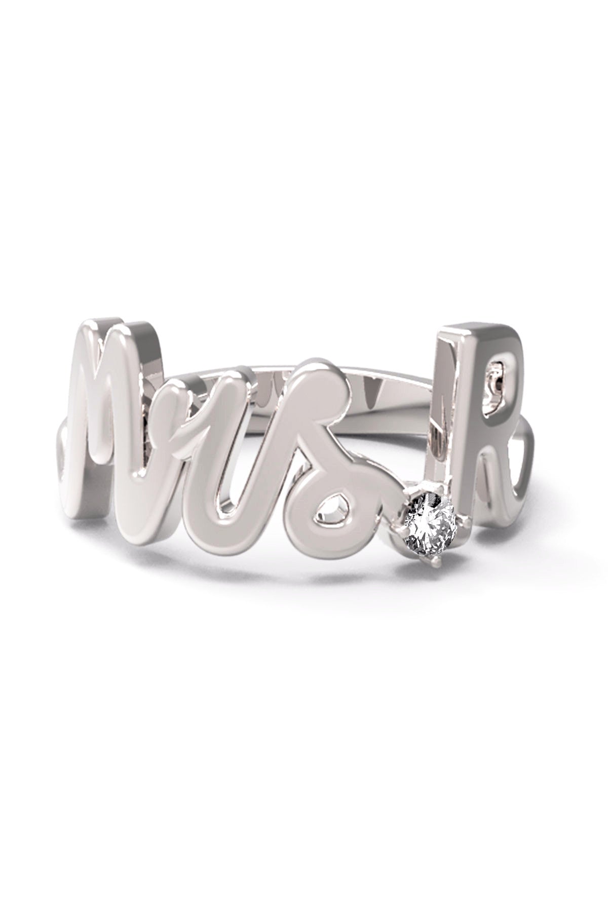 R / White Gold / White Diamond