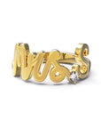 S / Yellow Gold / White Diamond