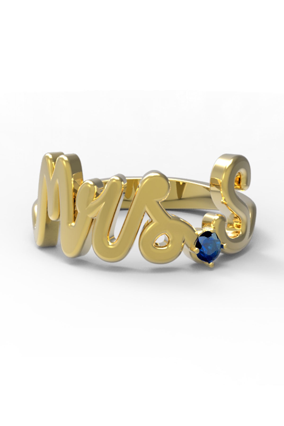 S / Yellow Gold / Sapphire