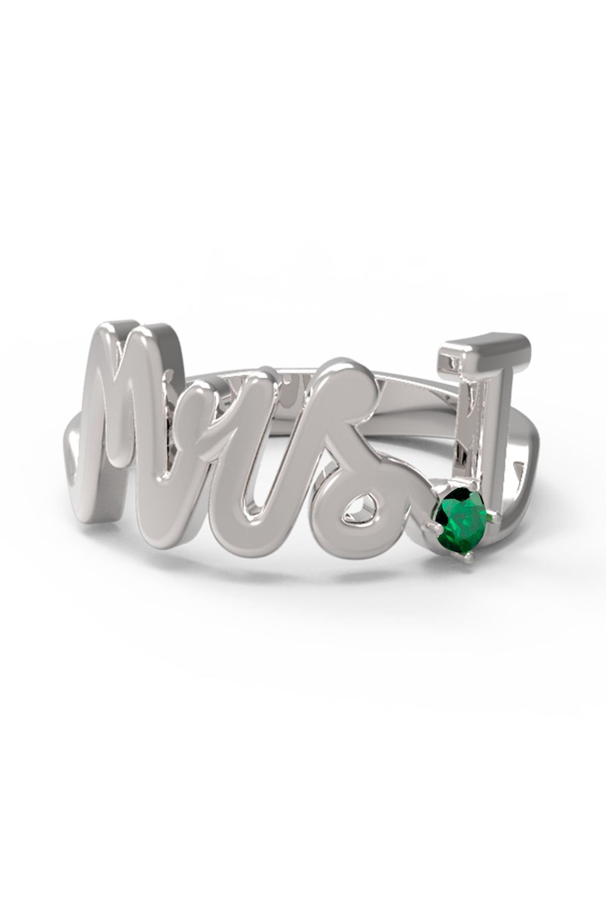 T / White Gold / Emerald