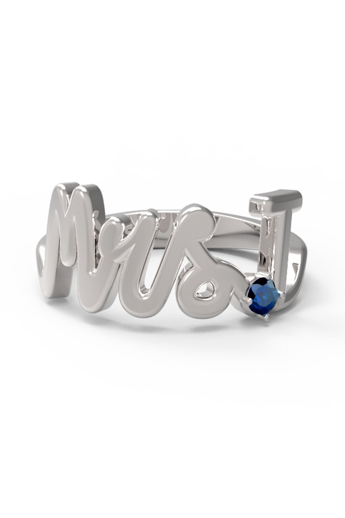 T / White Gold / Sapphire