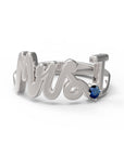 T / White Gold / Sapphire