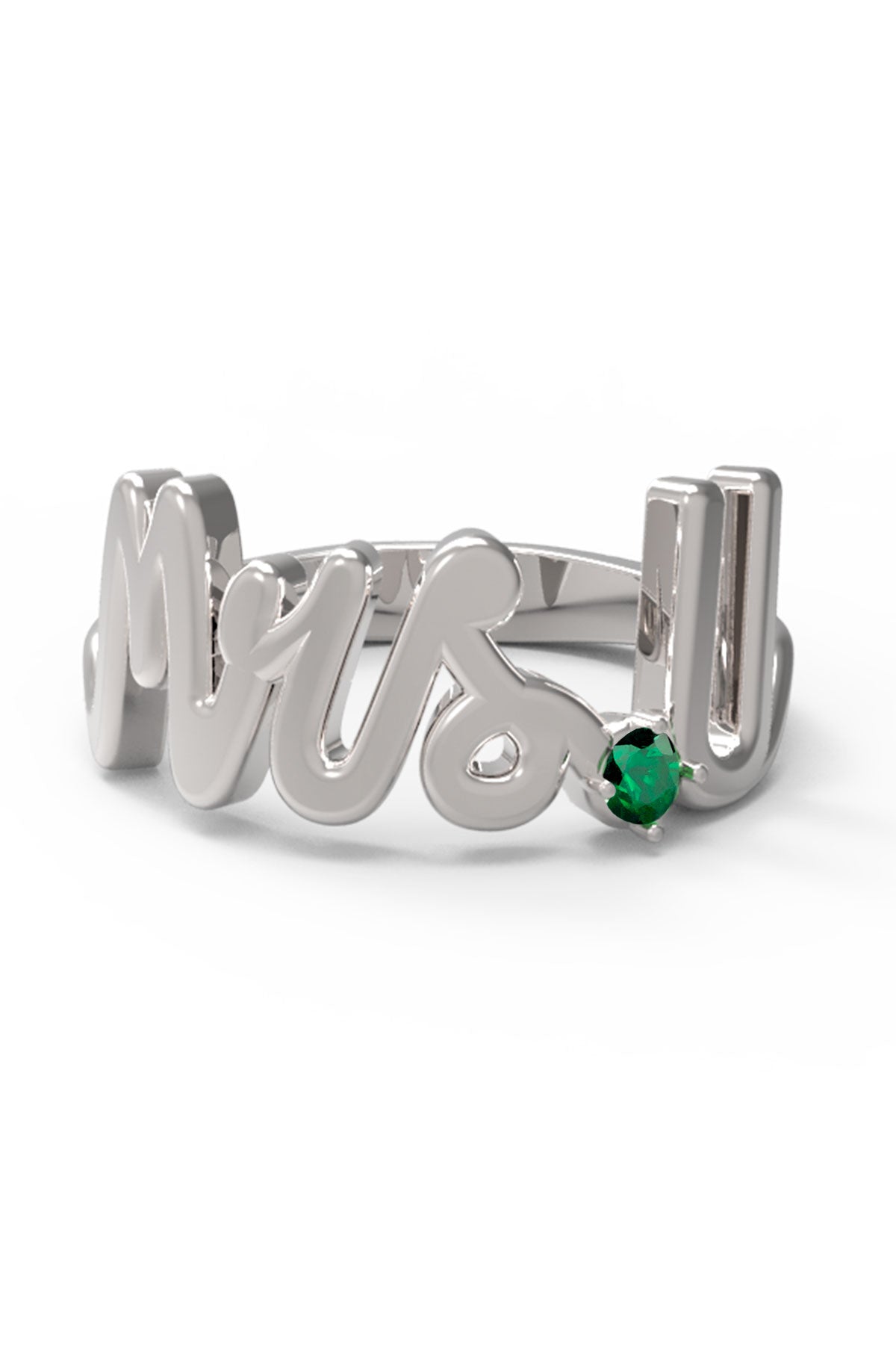 U / White Gold / Emerald