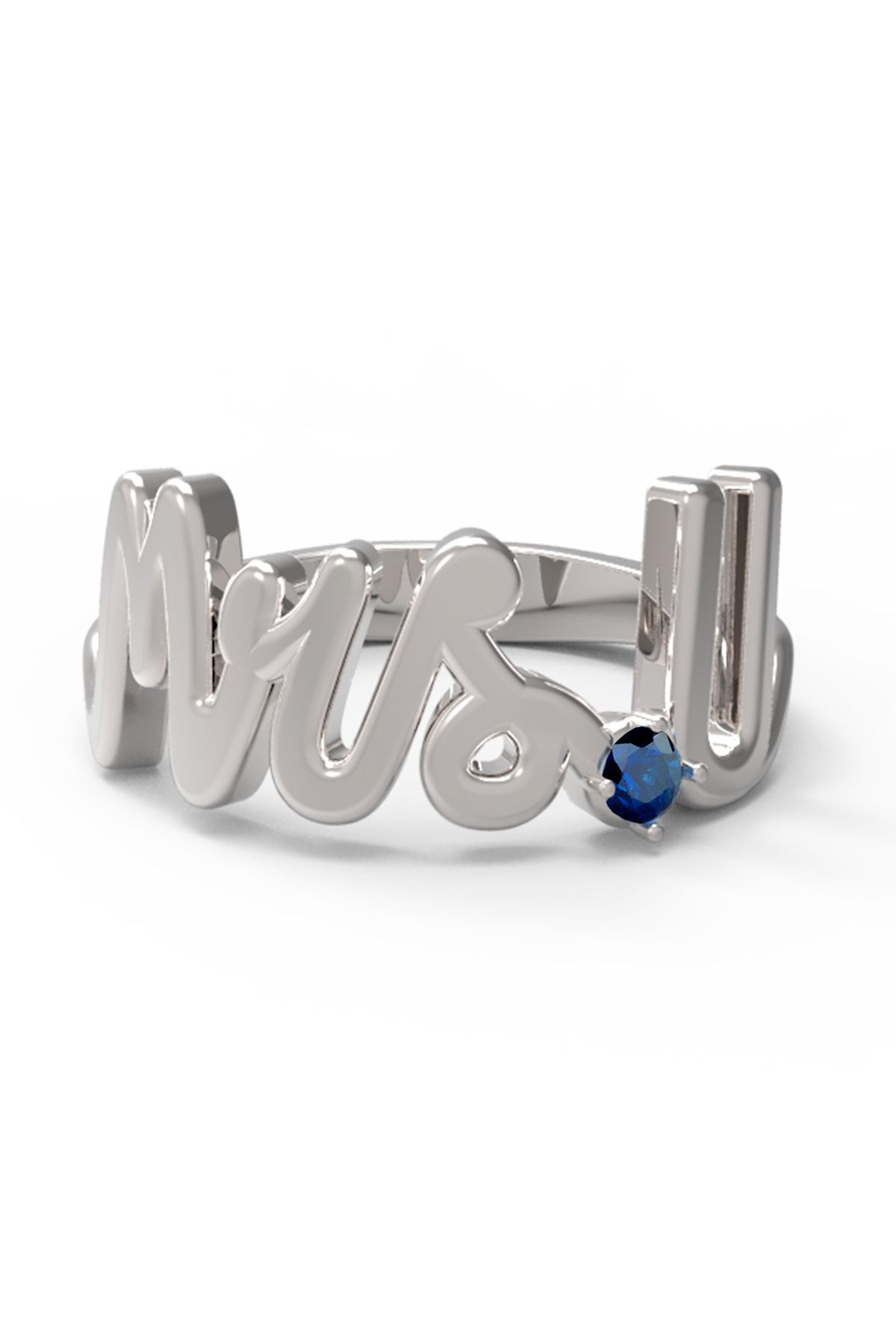 U / White Gold / Sapphire