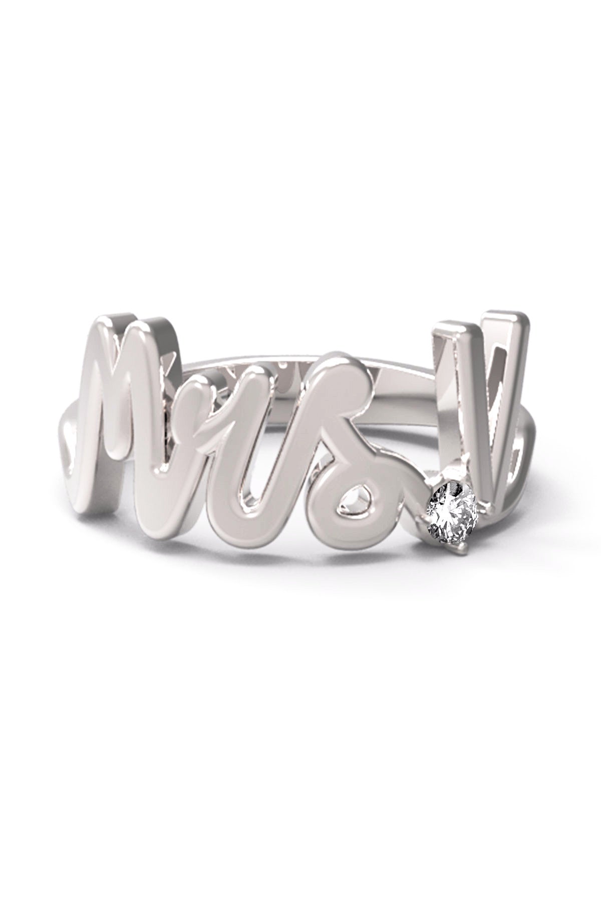 V / White Gold / White Diamond